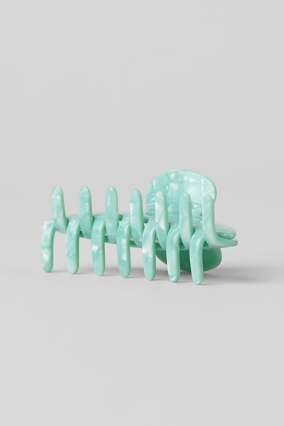 90's Claw Clip - Spearmint Marble