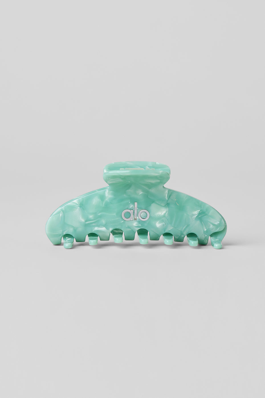 90's Claw Clip - Spearmint Marble
