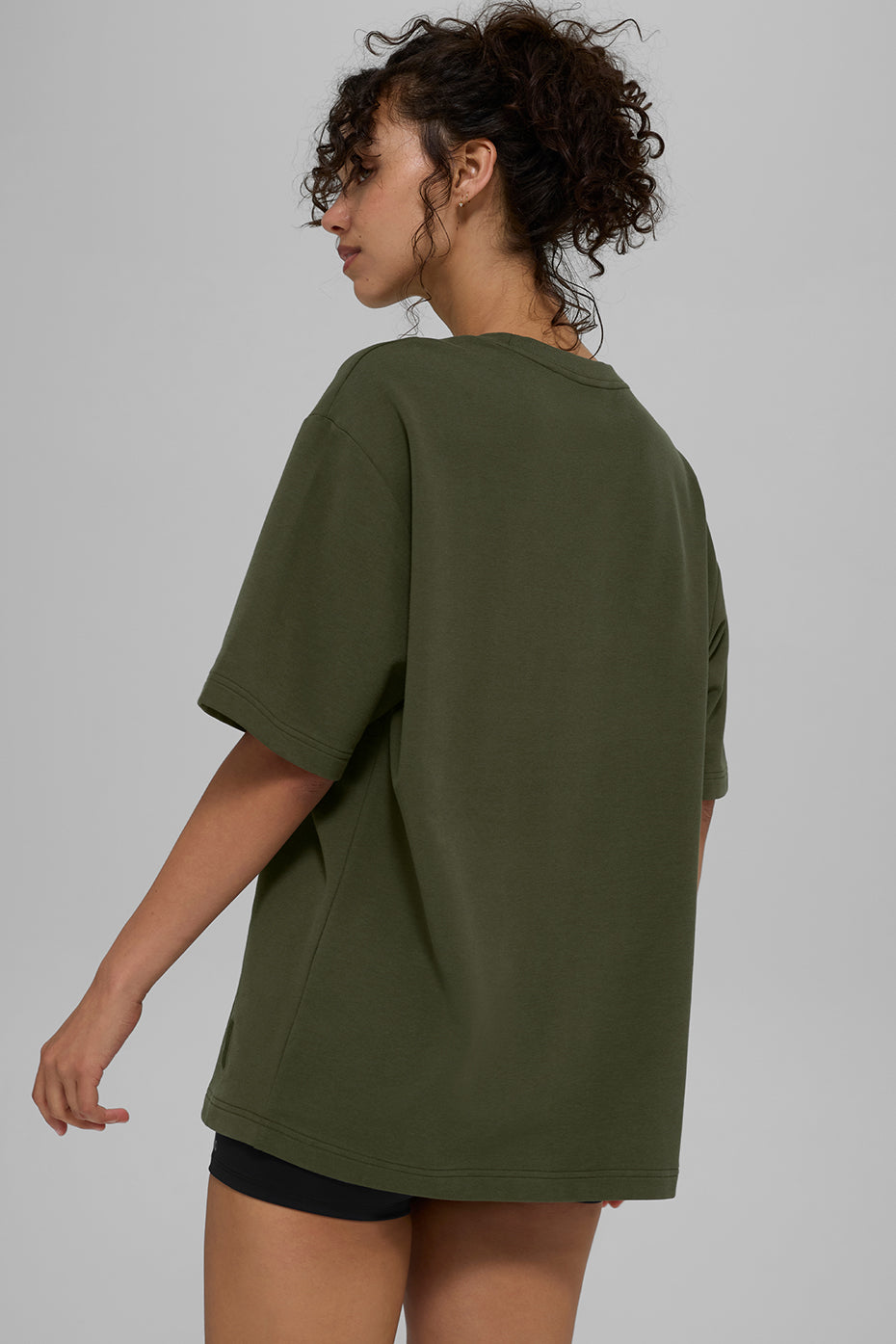 Double Take Short Sleeve - Green Olive