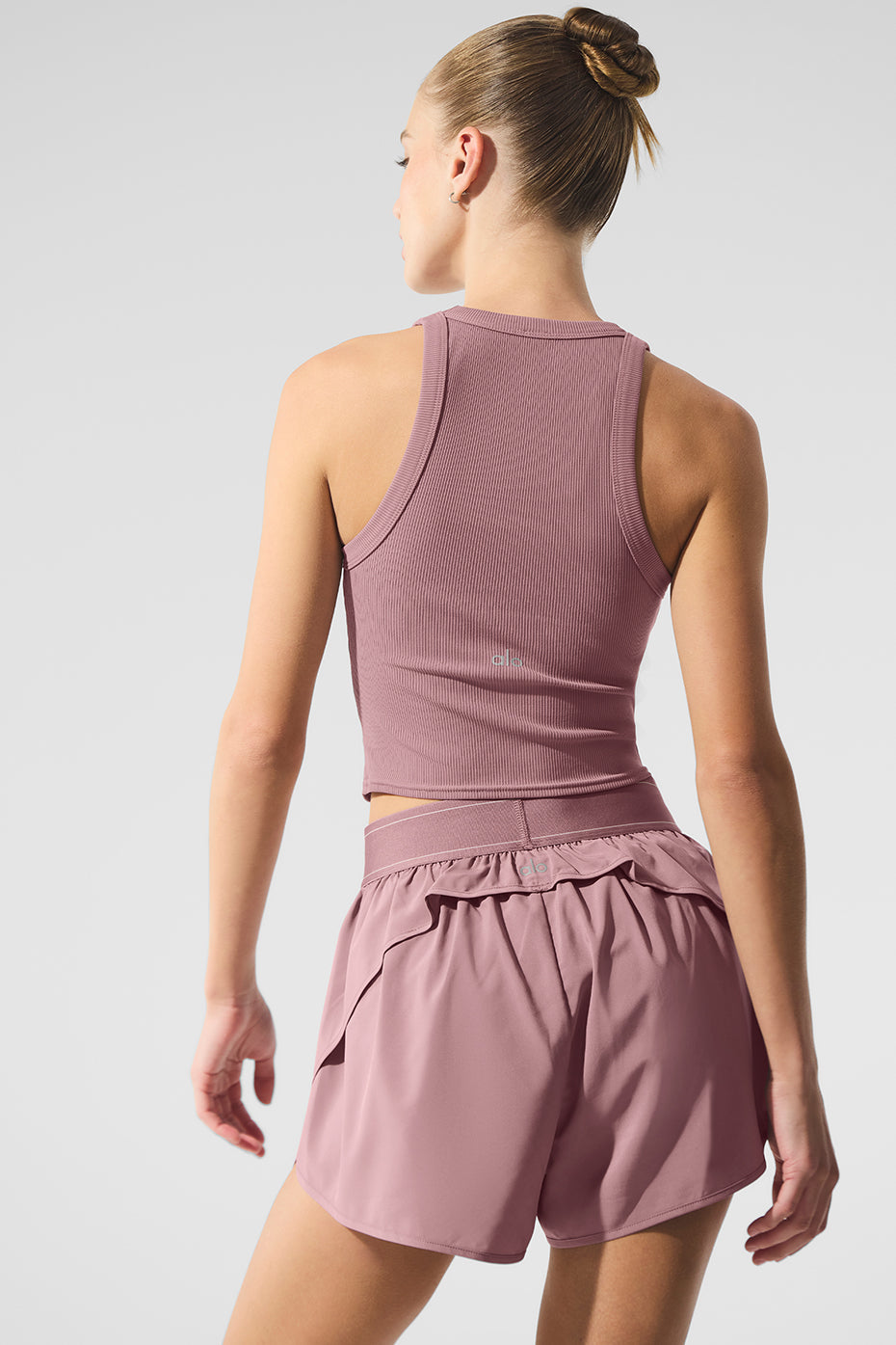 Goddess Ribbed Go-To Tank - Smoky Quartz