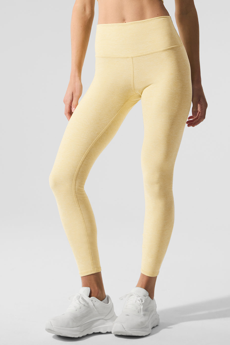 Alosoft High-Waist 7/8 Highlight Legging - Warm Butter Heather
