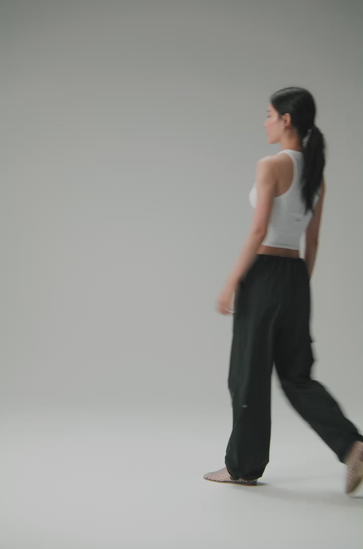 Goddess Ribbed Go-To Tank - Espresso
