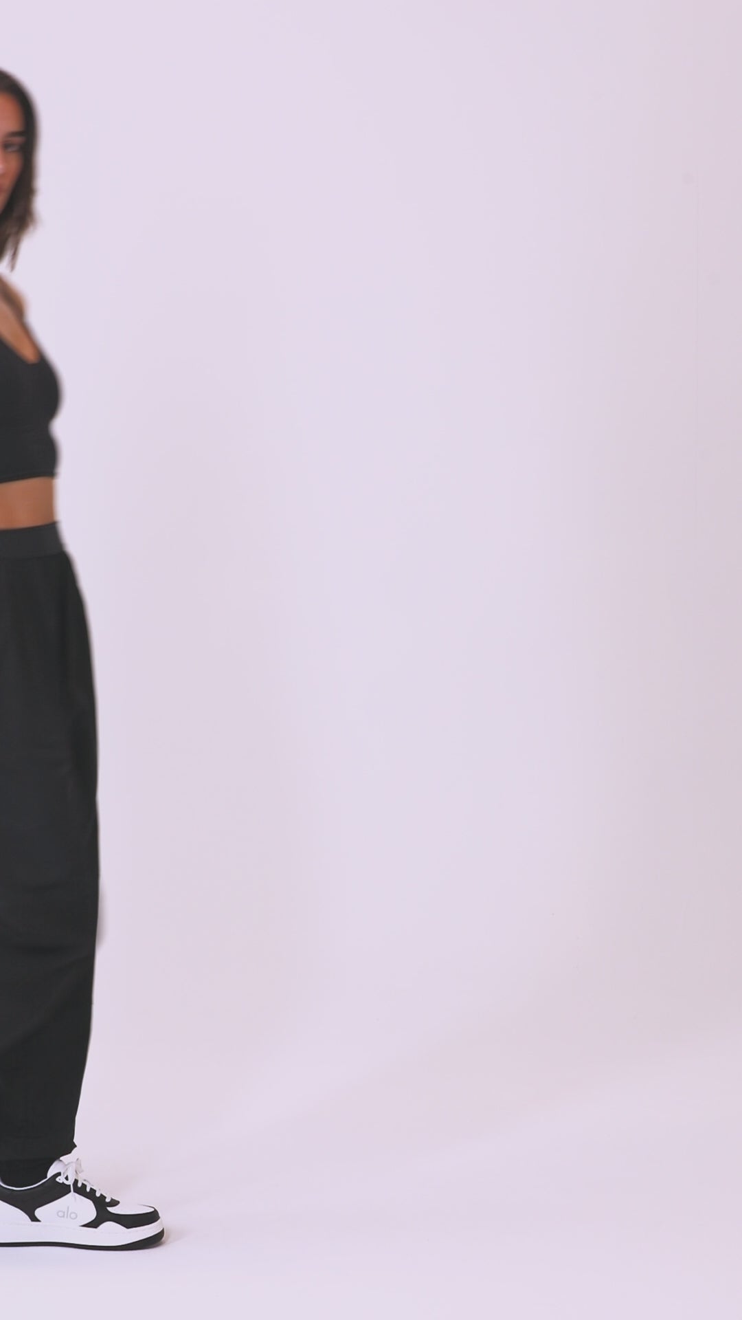 Mixed Media Reinvention Jogger - Black