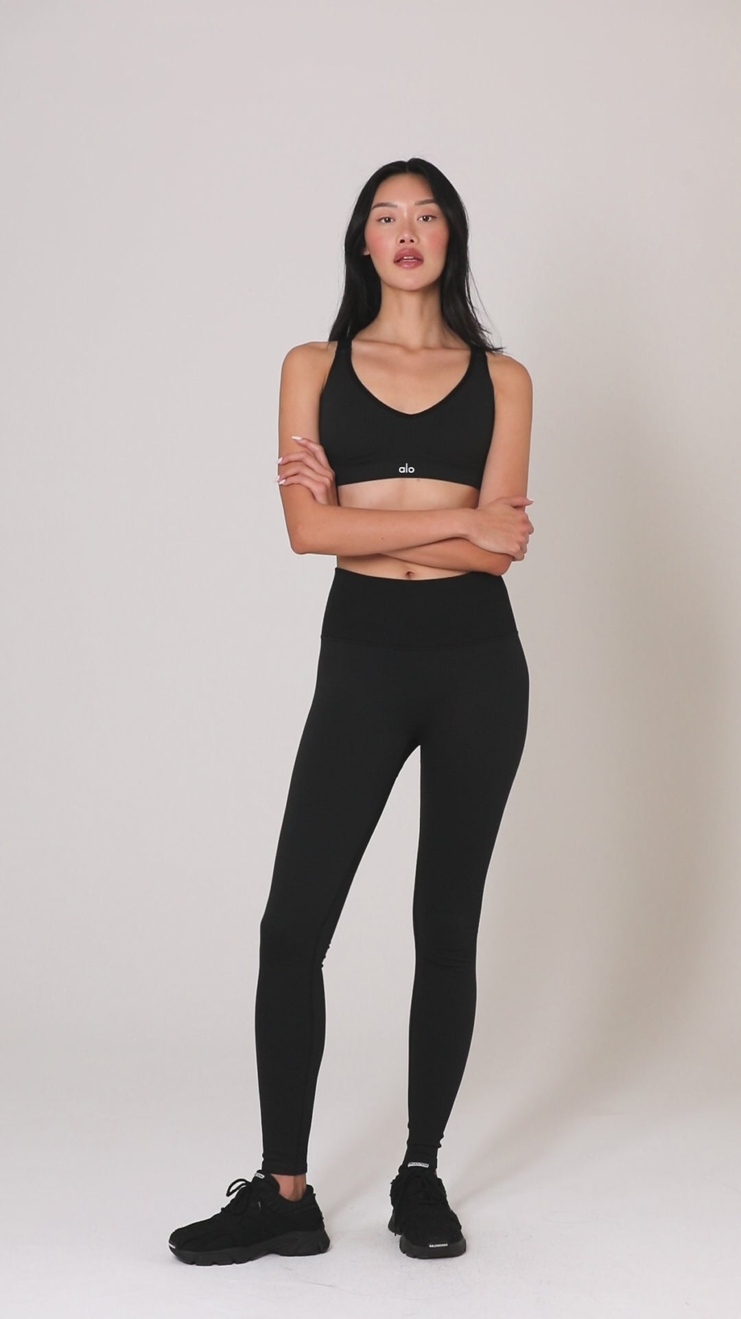 Seamless Ribbed Favorite Bra - Black