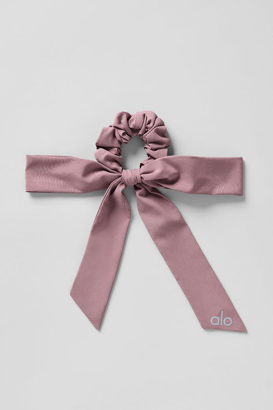 Love Knots Tie Scrunchie - Smoky Quartz