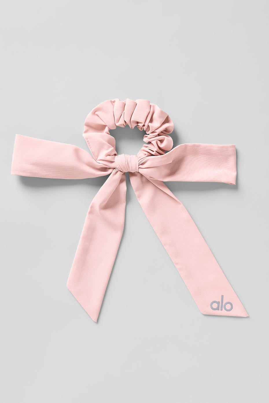 Love Knots Tie Scrunchie - Pink Quartz