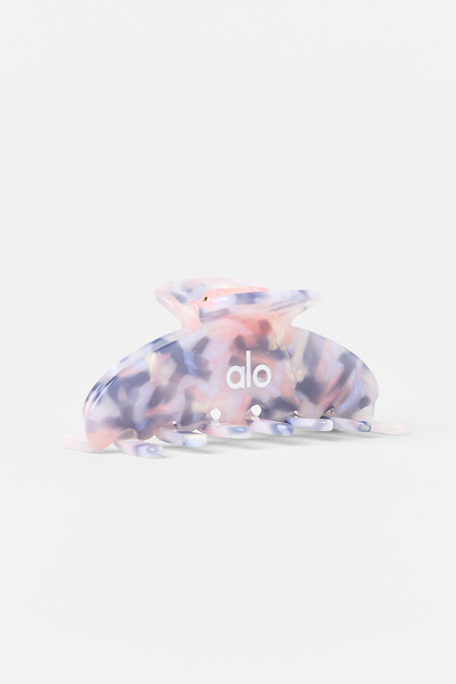 90's Claw Clip - Smoky Rose Crystal