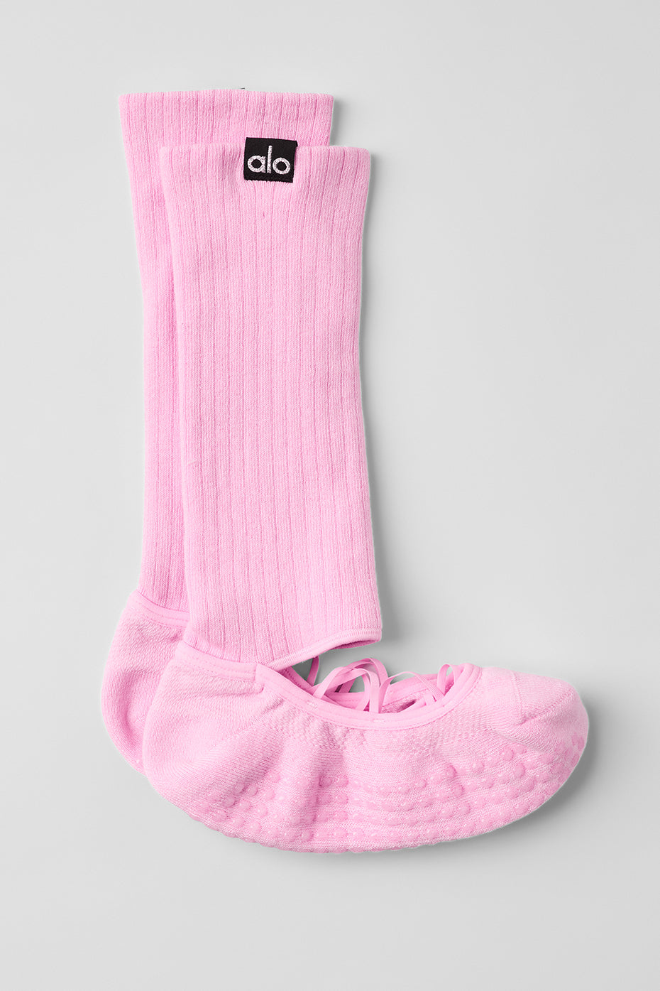 Women's Strappy Siren Grip Sock - Sweet Pink