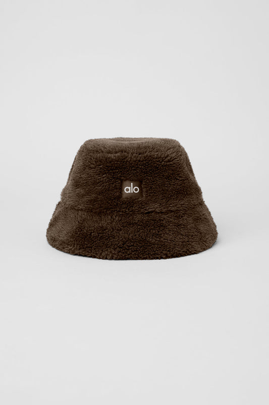 Foxy Sherpa Bucket Hat - Espresso
