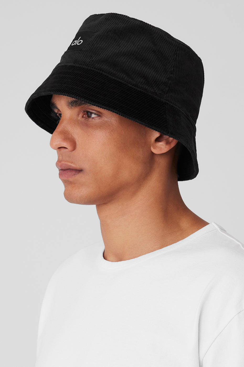 Corduroy Neighborhood Bucket Hat - Black
