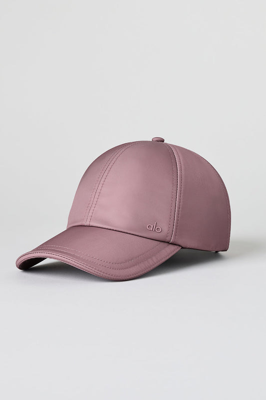 Satin Off-Duty Cap - Smoky Quartz