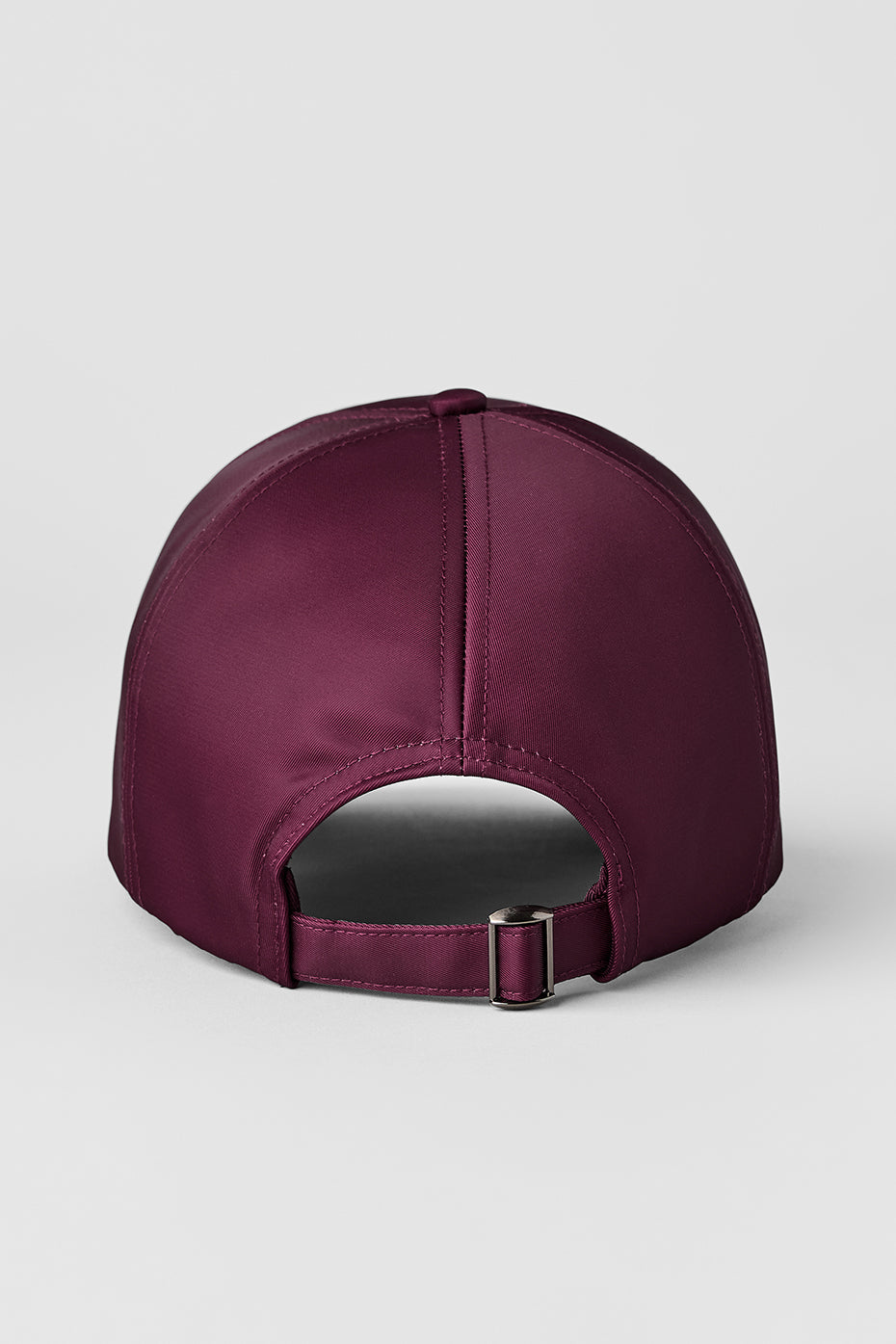 Satin Off-Duty Cap - Burgundy