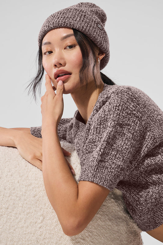 Marl Beanie - Mushroom Marl