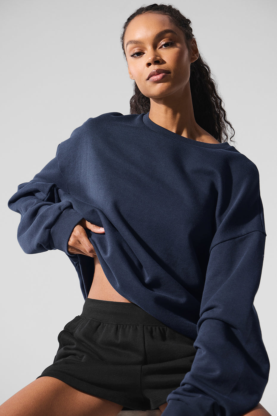 Chill Crew Neck Pullover - Navy