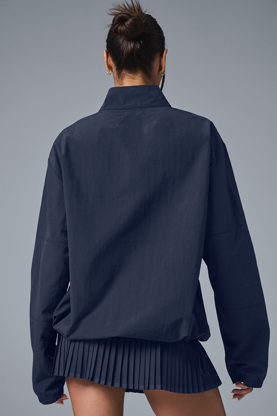 Light Weight Takeaway Track Pullover - Navy