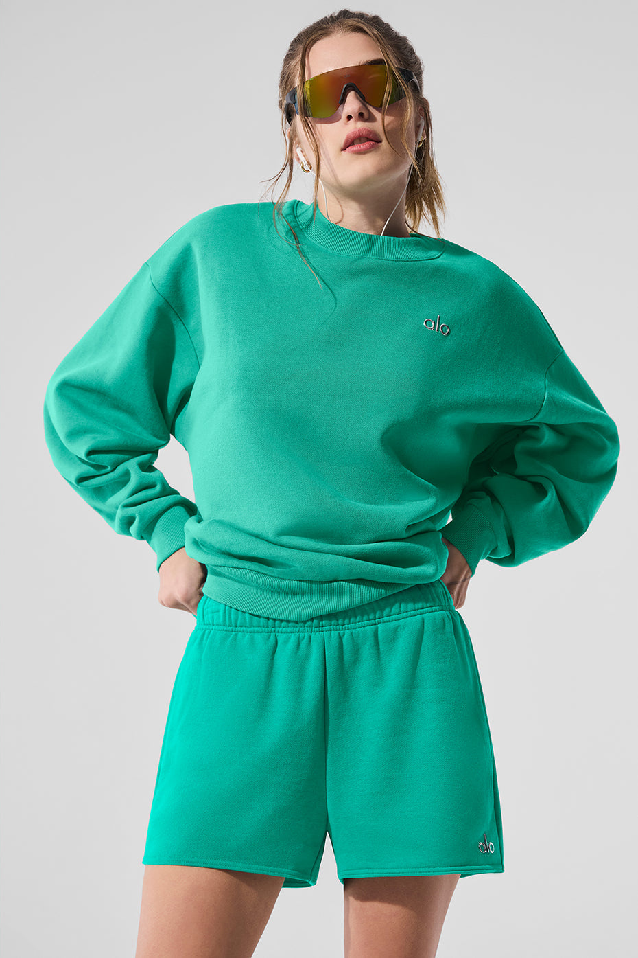 Accolade Crew Neck Pullover - Spruce Green