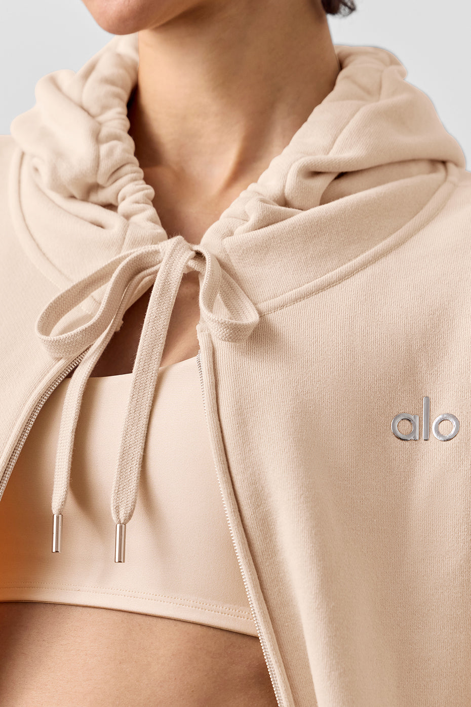 Accolade Full Zip Hoodie - Macadamia