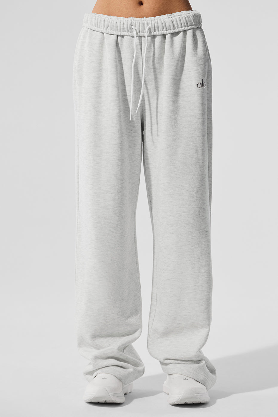 Accolade Straight Leg Sweatpant - White Heather