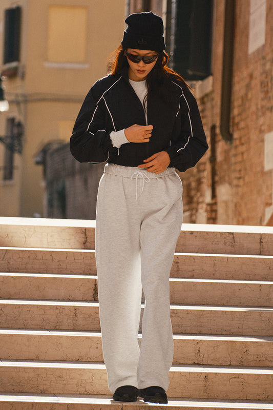 Accolade Straight Leg Sweatpant - White Heather
