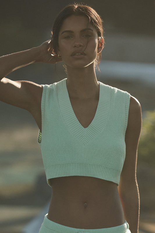 Supernatural Sweater Tank - Spearmint