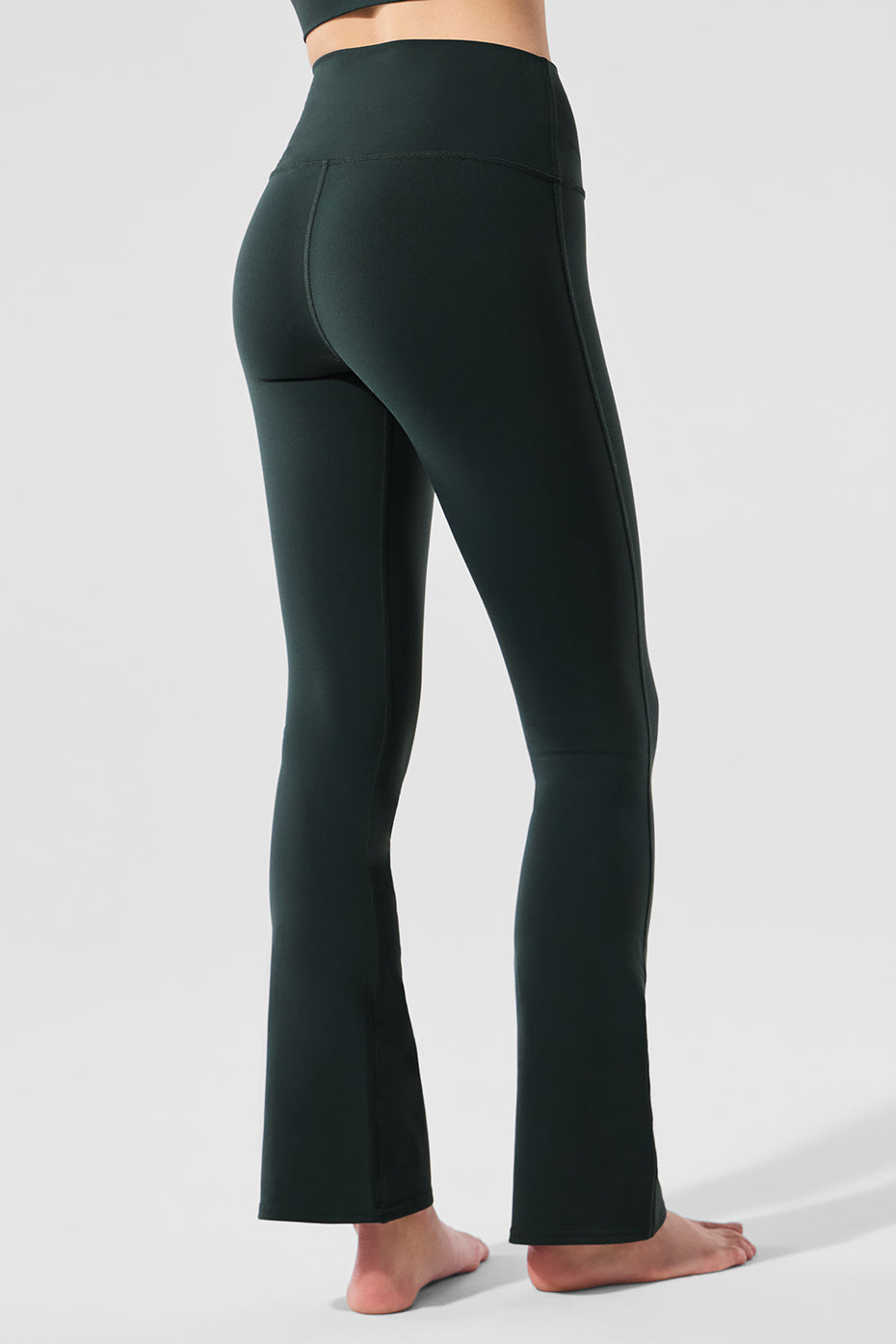 Airbrush High-Waist 7/8 Bootcut Legging - Charcoal Green