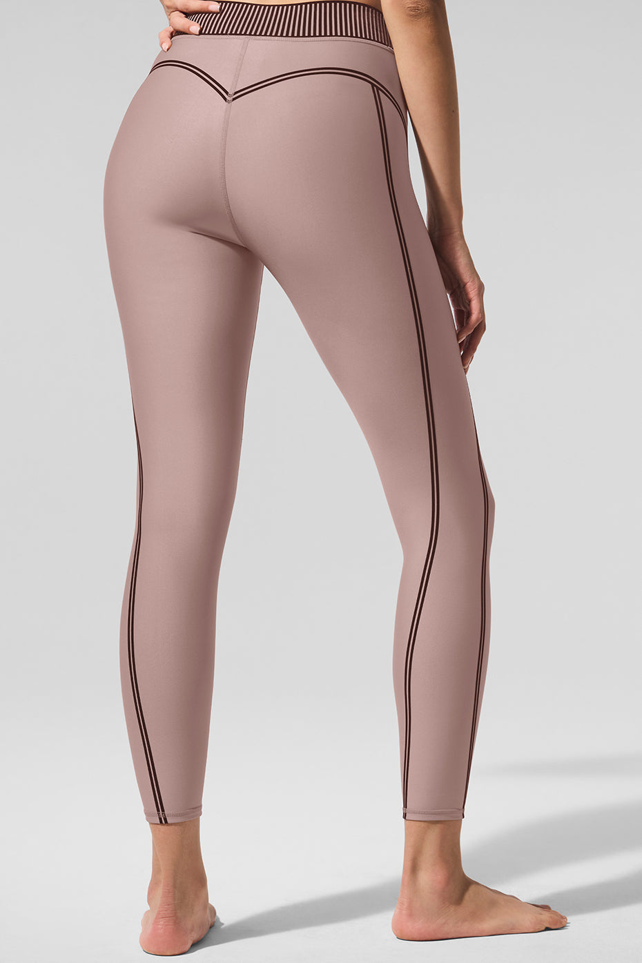 Airlift High-Waist 7/8 Line Up Legging - Taupe