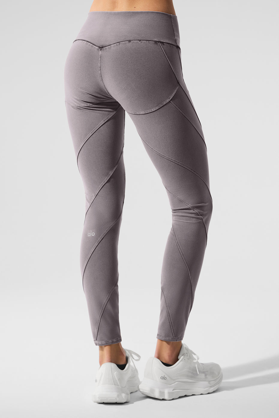 Washed Alosoft High-Waist Sunray Legging - Cool Grey Wash