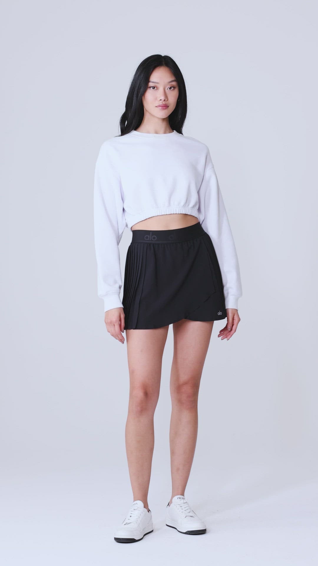Aces Tennis Skirt - Black
