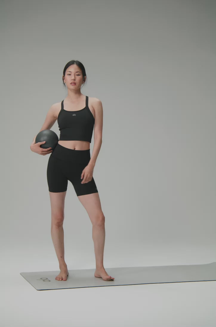 Seamless Ribbed Favorite Bra Tank - Navy