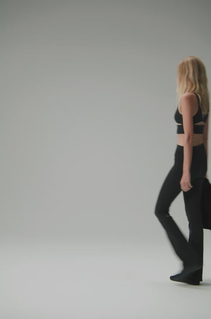 Slit Bra - Black