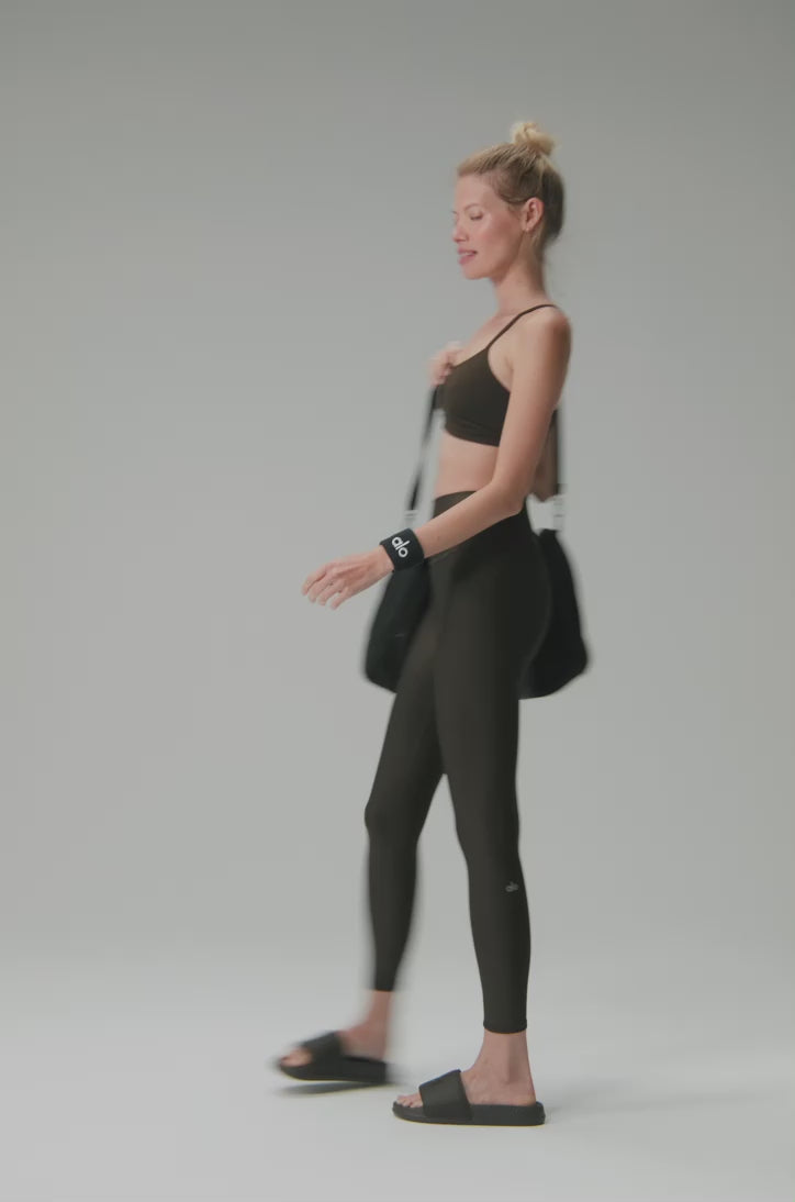 7/8 High-Waist Airlift Legging - Burgundy